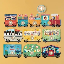 Puzzle My little train | 10 erste Puzzle | 2 m Länge