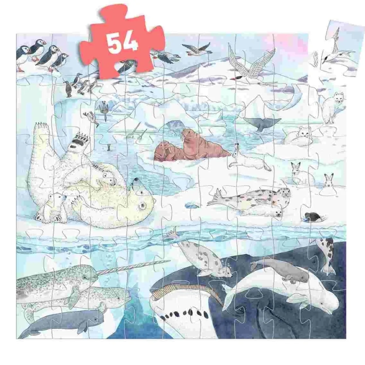 Puzzle Polarmeer | 54 Teile