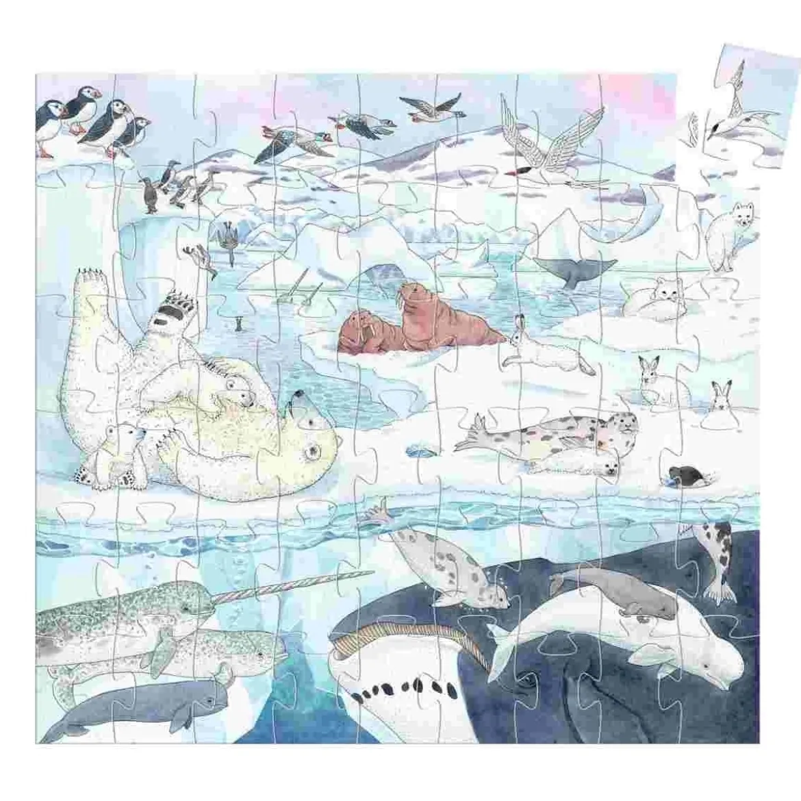 Puzzle Polarmeer | 54 Teile