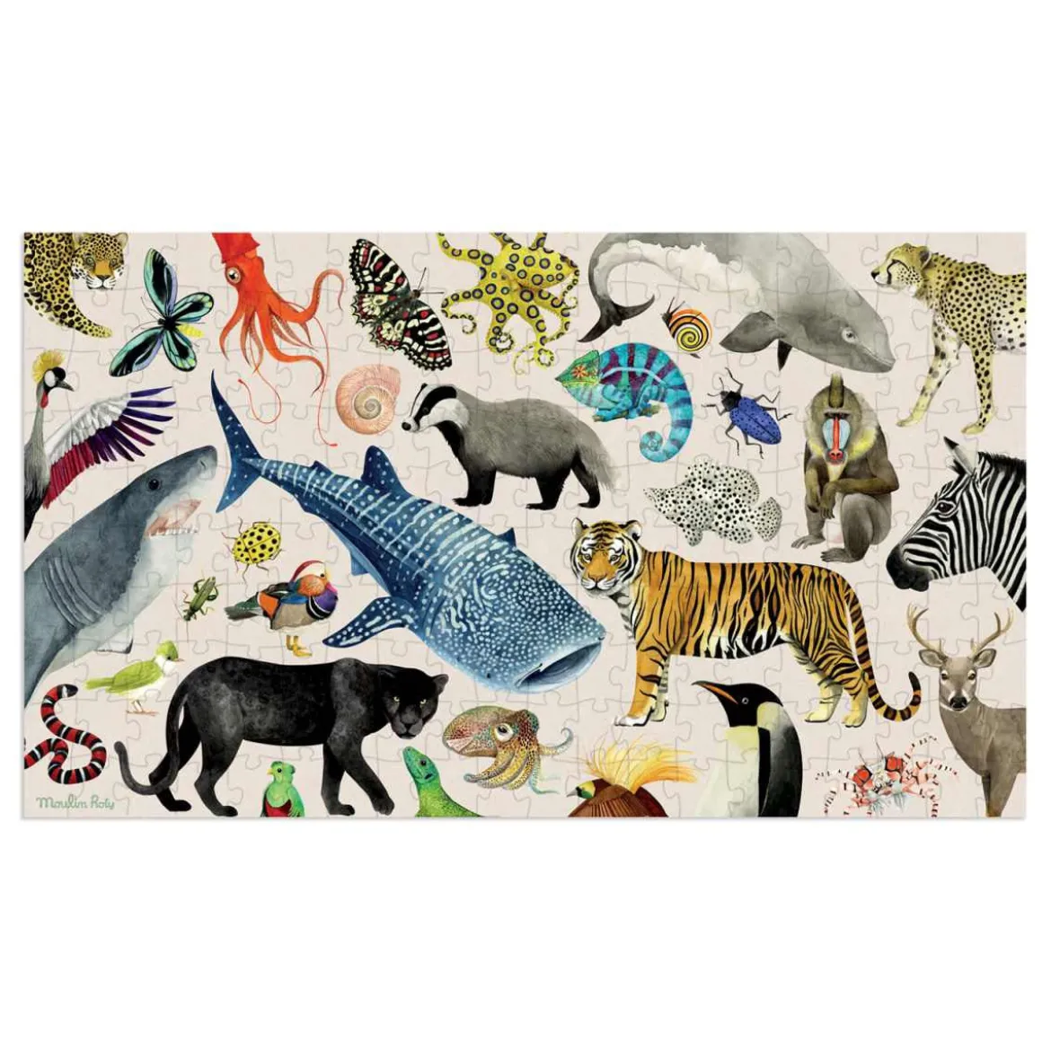 Puzzle Tiere der Welt | 200 Teile