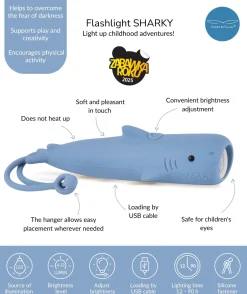 Rabbit & Friends Taschenlampe | Hai