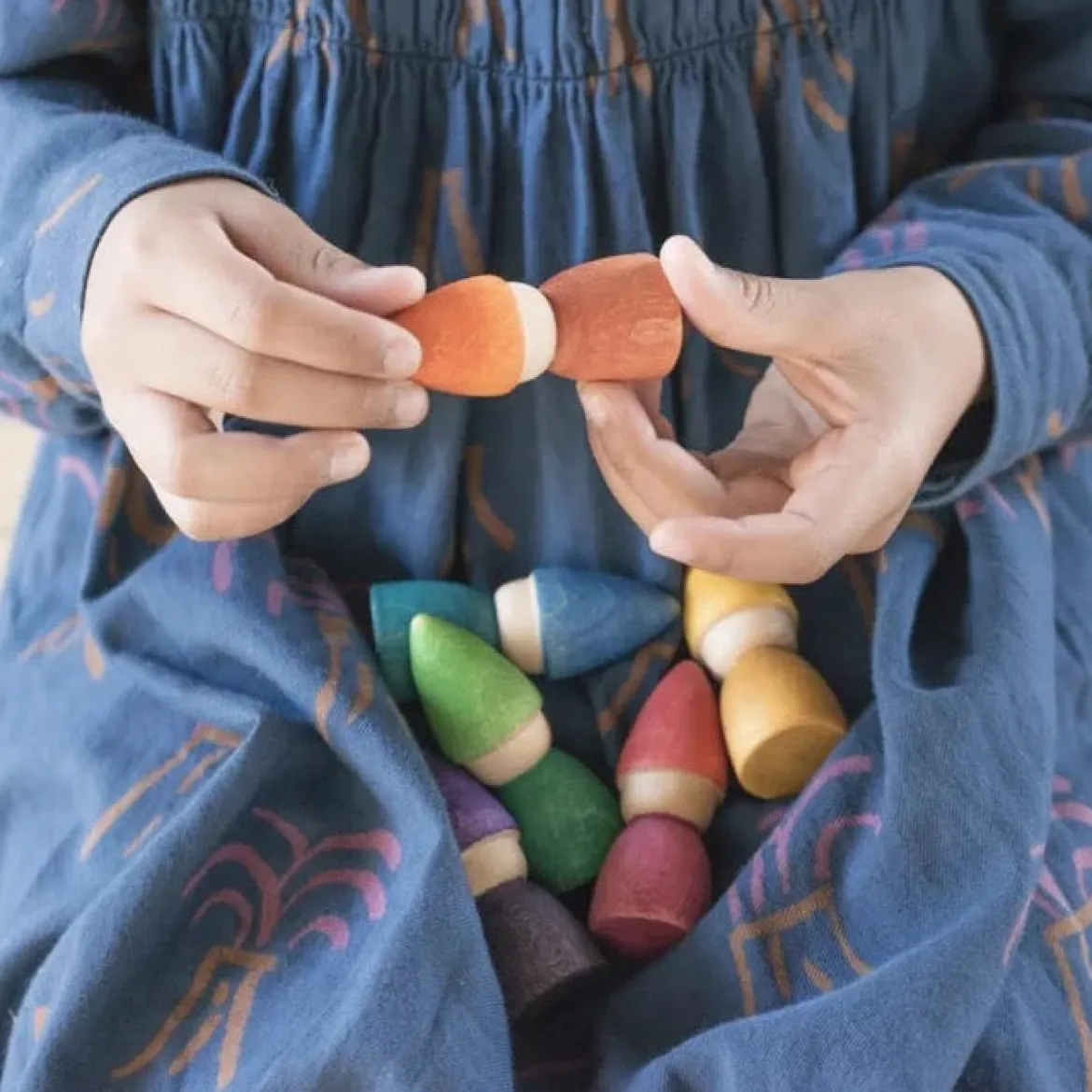 Rainbow Tomtens | 6 Spielfiguren