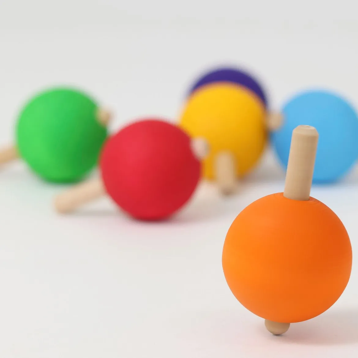 Regenbogen Kreisel | 6 Stück