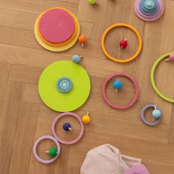 Regenbogen Kreisel | 6 Stück