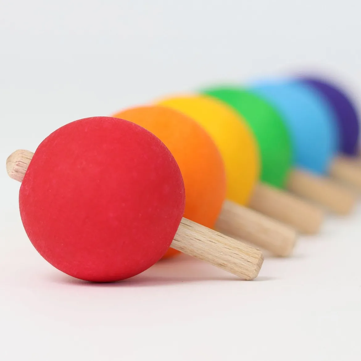 Regenbogen Kreisel | 6 Stück