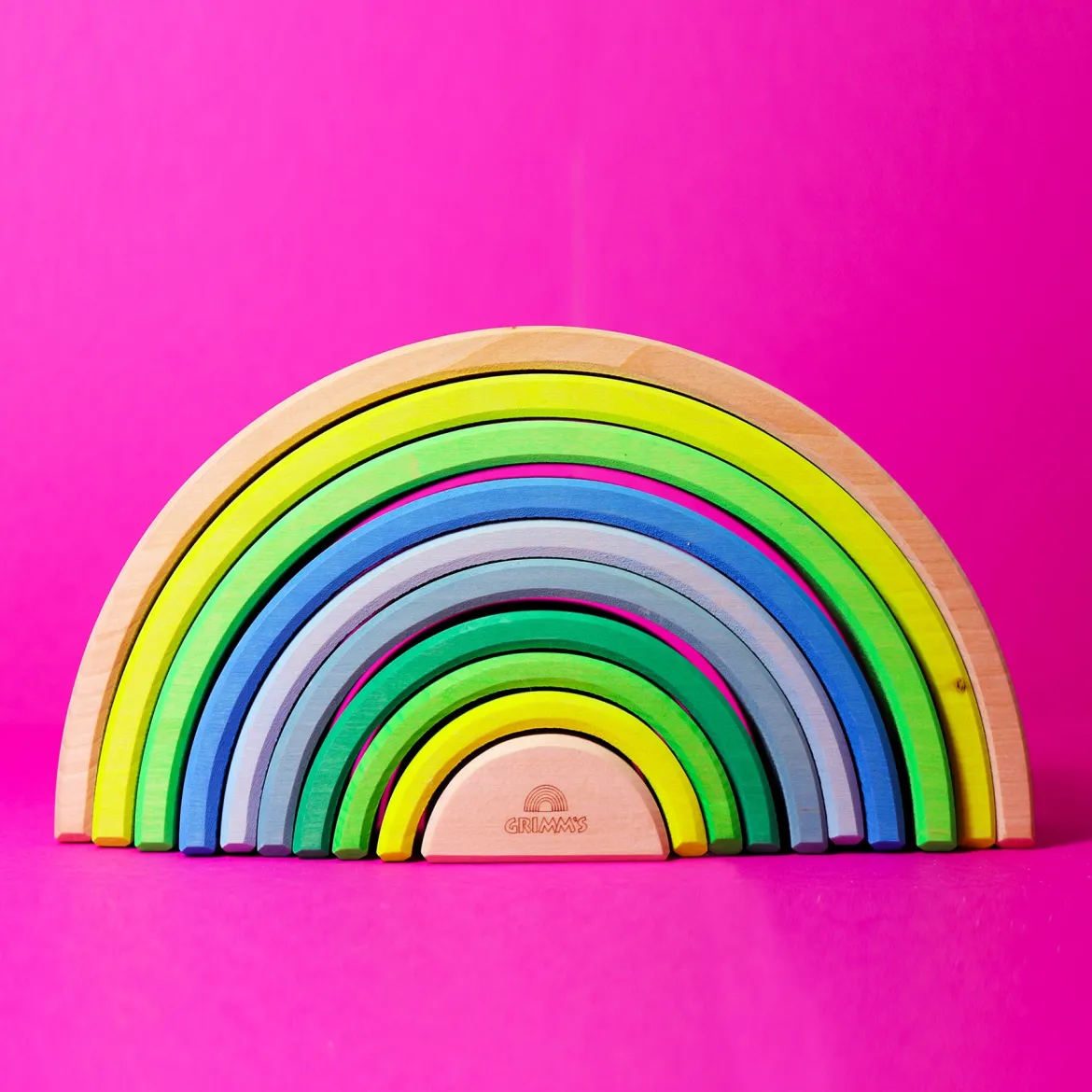 Regenbogen Neongrün | 10 Teile
