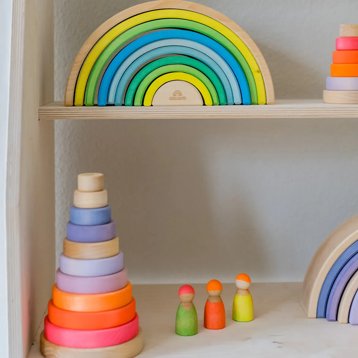 Regenbogen Neongrün | 10 Teile