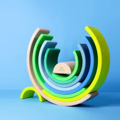 Regenbogen Neongrün | 10 Teile