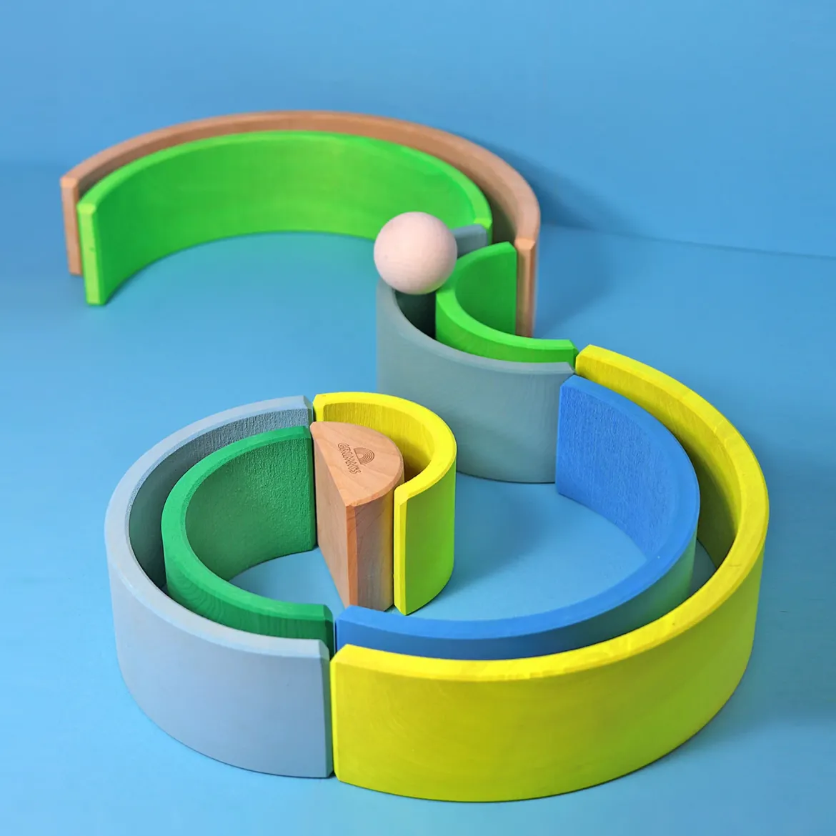 Regenbogen Neongrün | 10 Teile
