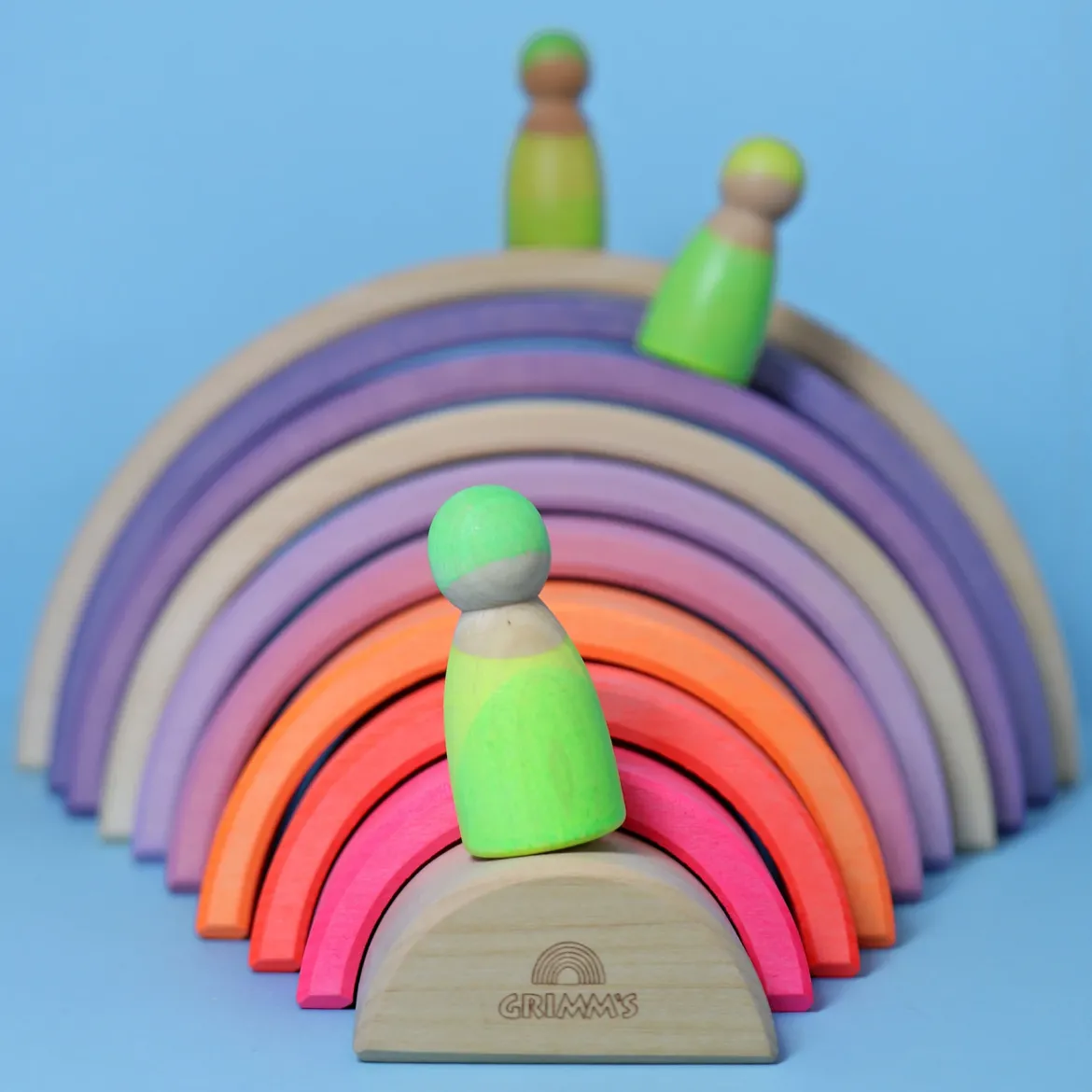 Regenbogen Neonpink | 10 Teile