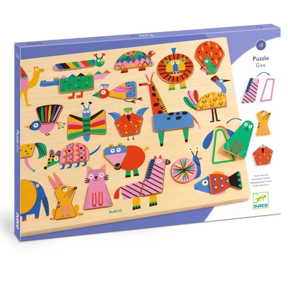 Riesenpuzzle GEO | 22 Tiere