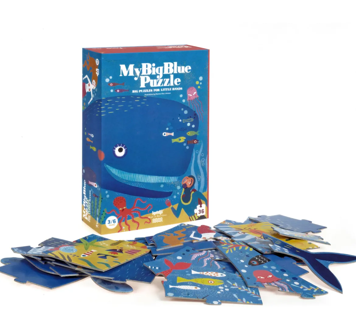 Riesenpuzzle My Big Blue | 36 Teile