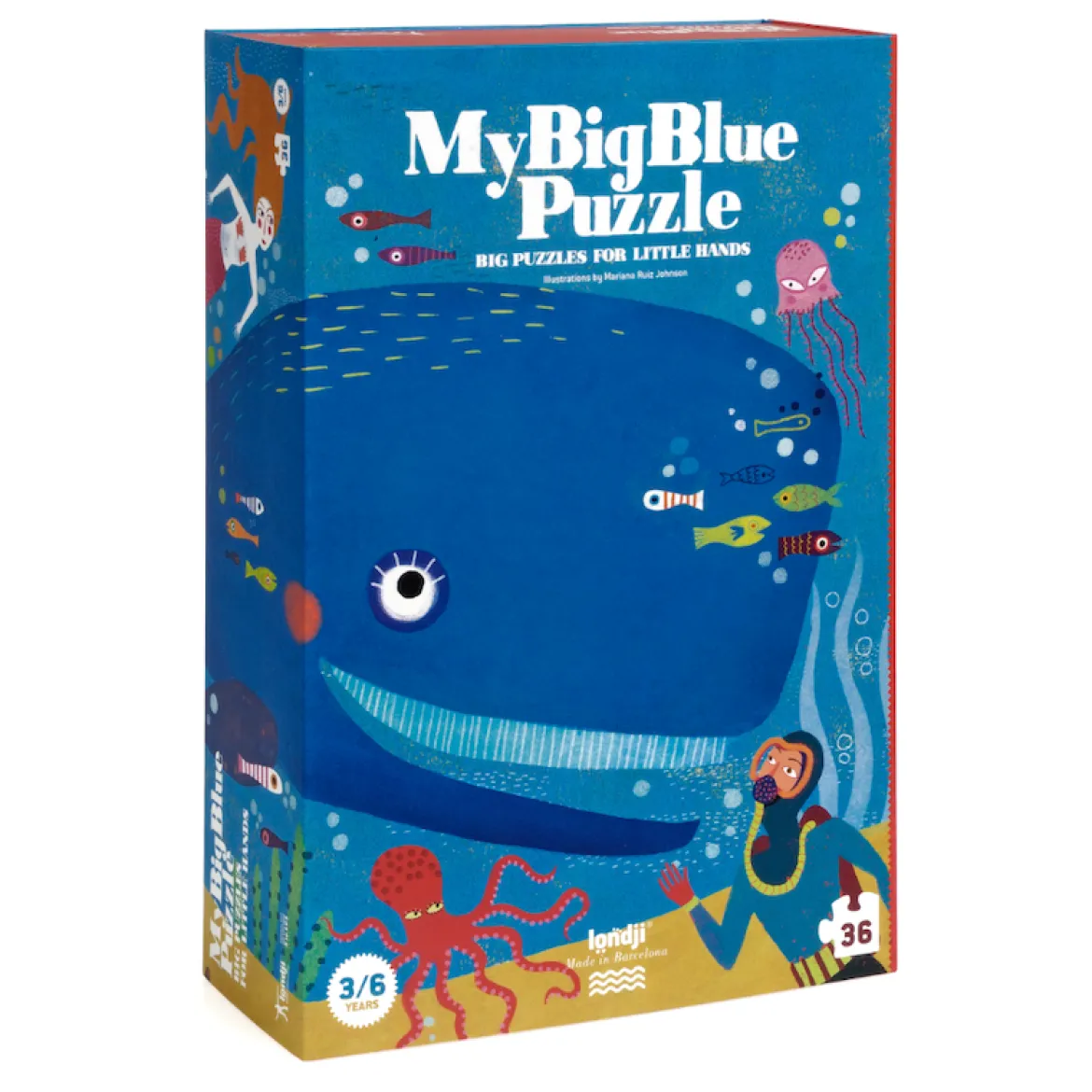 Riesenpuzzle My Big Blue | 36 Teile