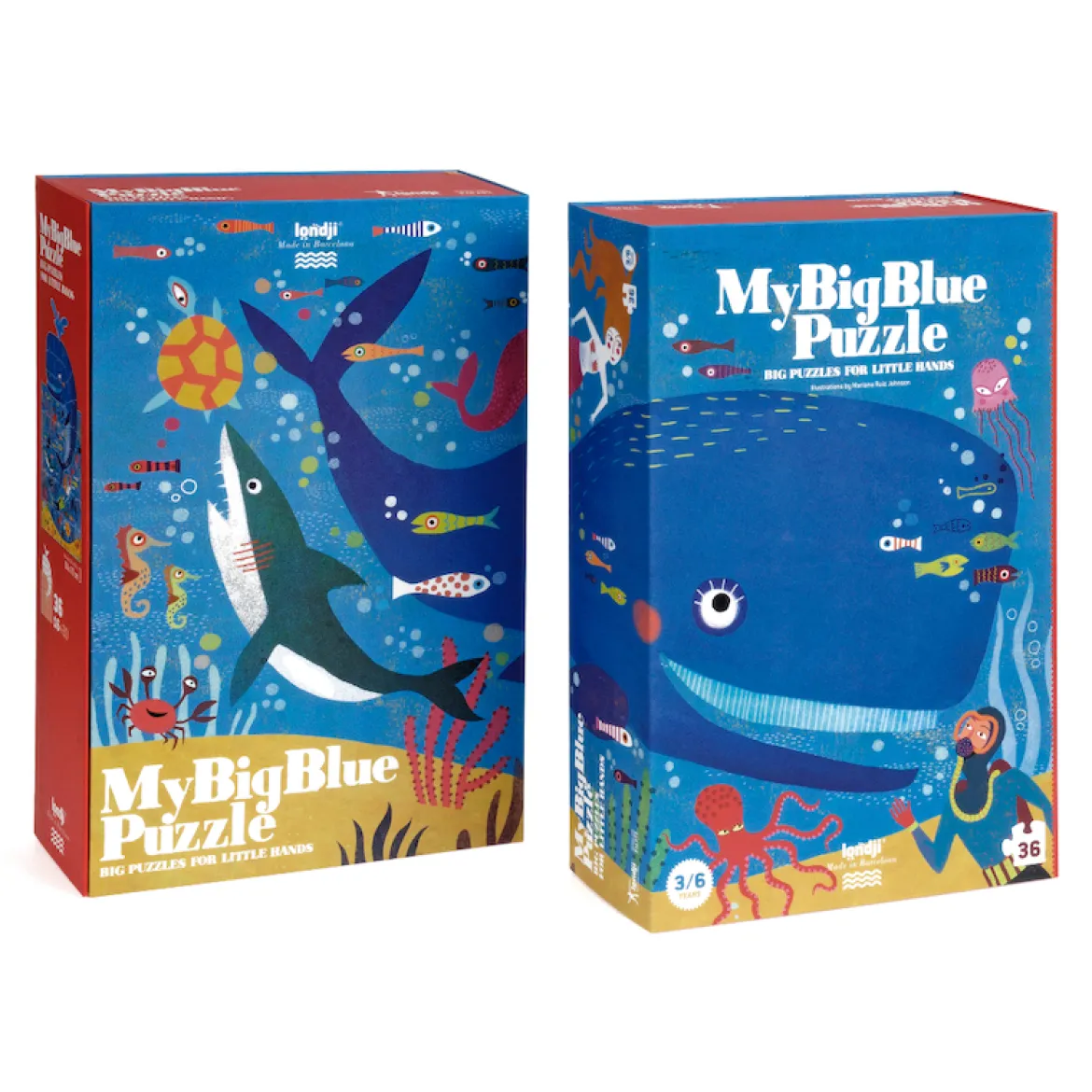 Riesenpuzzle My Big Blue | 36 Teile