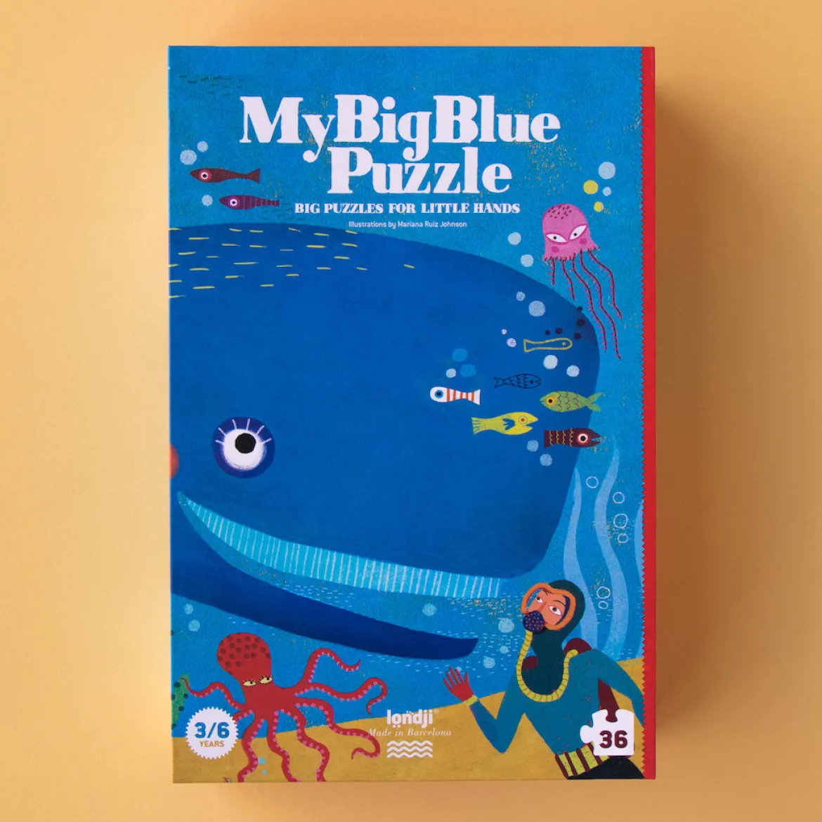Riesenpuzzle My Big Blue | 36 Teile