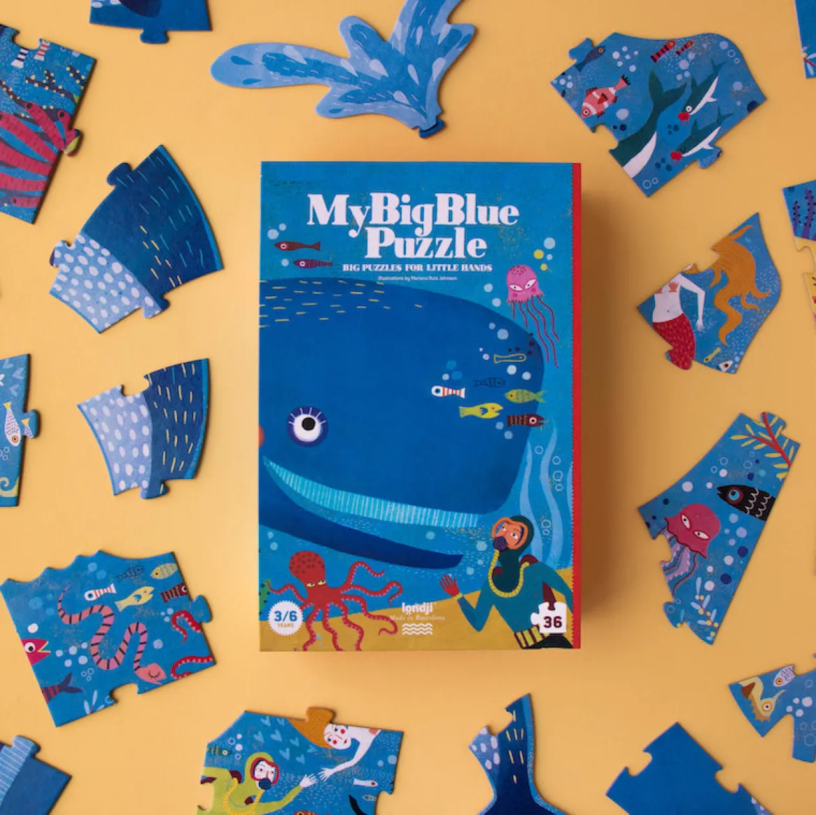 Riesenpuzzle My Big Blue | 36 Teile