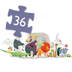 Riesenpuzzle | Tierparade | 36 Teile