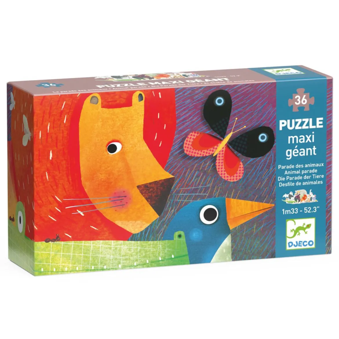 Riesenpuzzle | Tierparade | 36 Teile