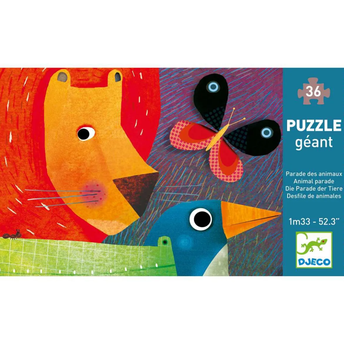 Riesenpuzzle | Tierparade | 36 Teile