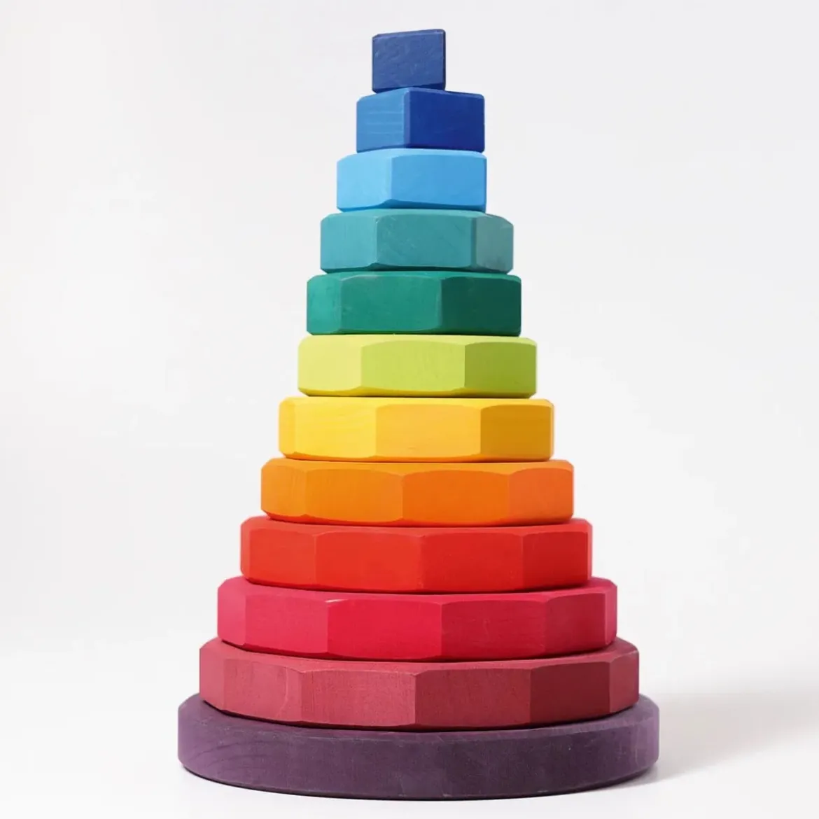 Riesiger geometrischer Scheibenturm | 36 cm Höhe