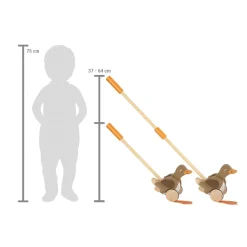 Schiebetier Ente mit beweglichem Kopf