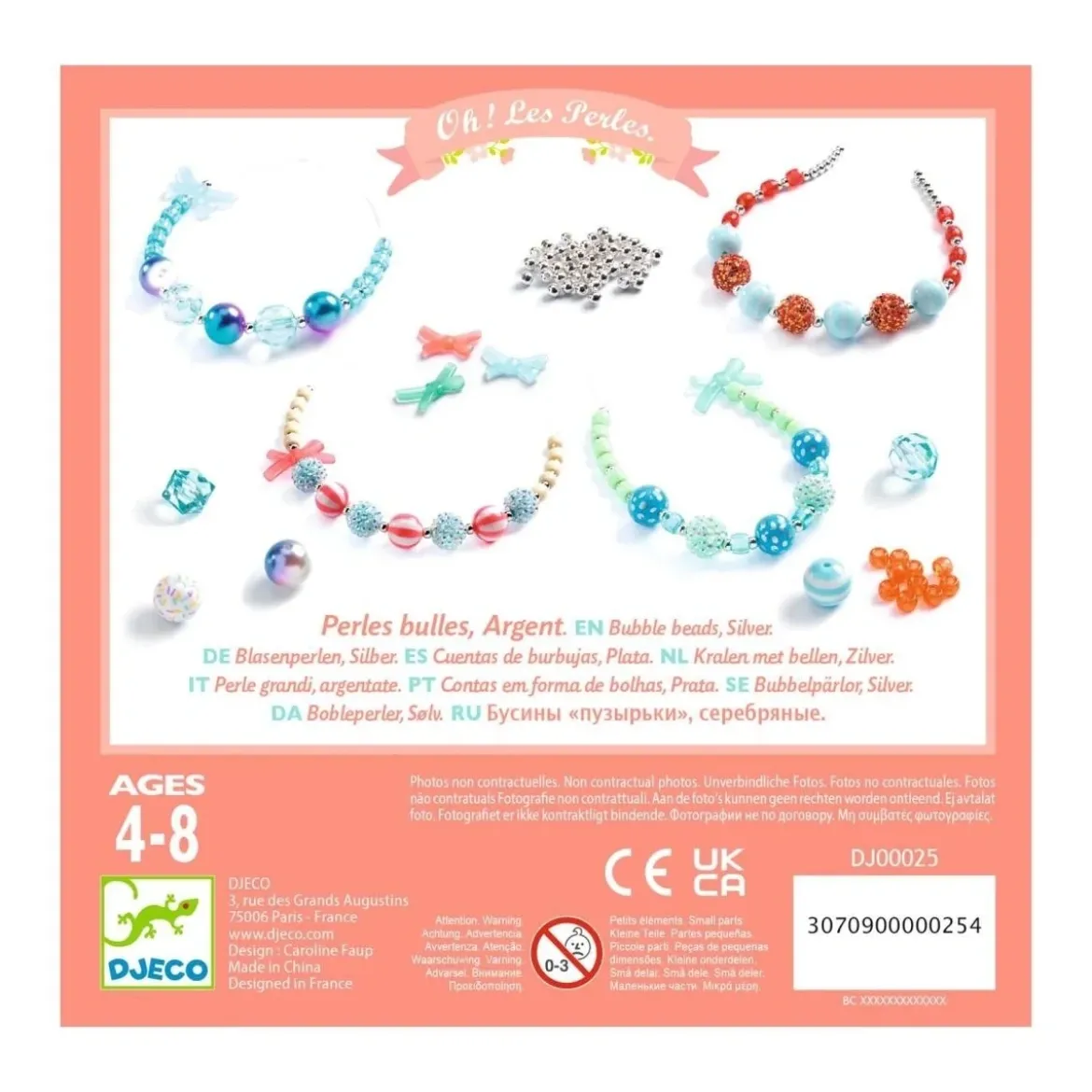Schmuck basteln | Blasenperlen Silber
