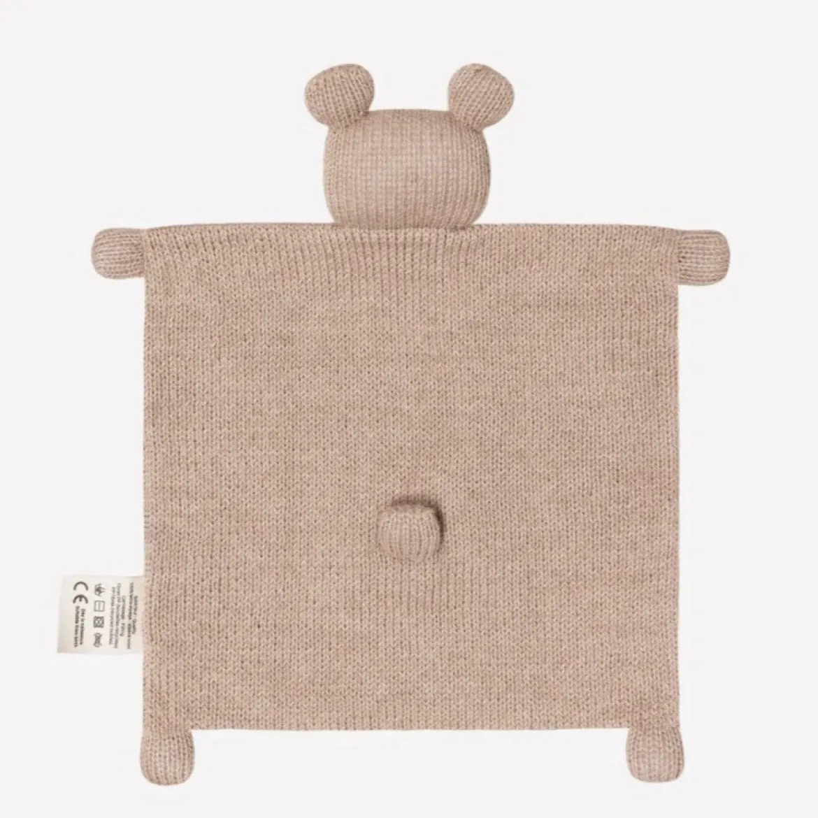 Schmusetuch aus Baby-Alpakawolle | Teddy beige