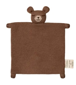 Schmusetuch aus Baby-Alpakawolle | Teddy braun