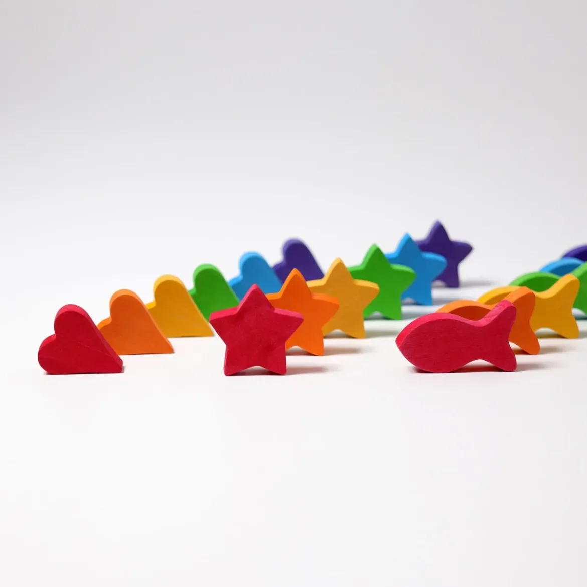 Sortierspiel Regenbogenschälchen