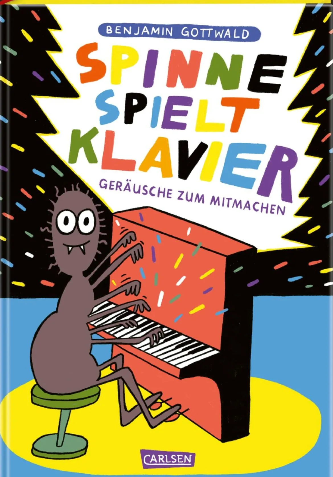 Spinne spielt Klavier