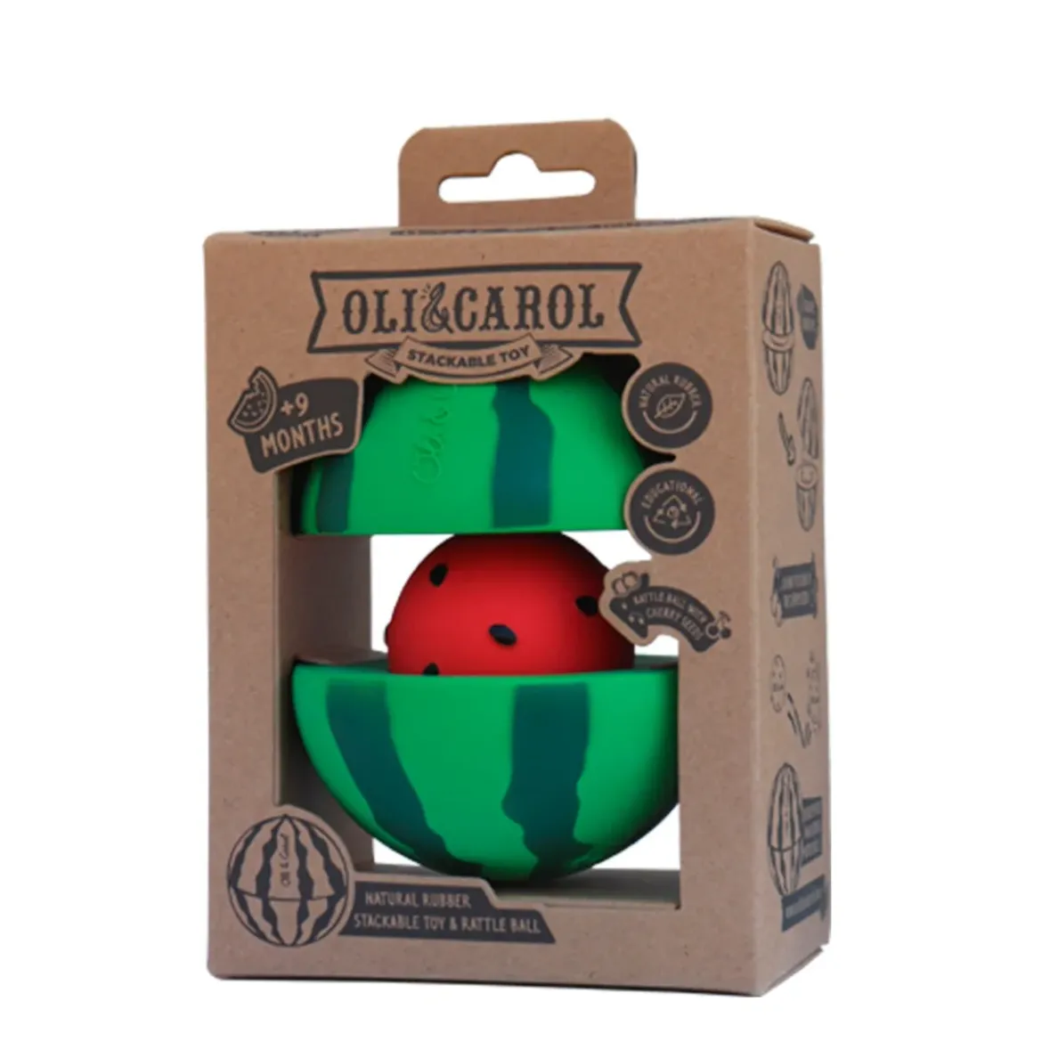 Stapelspiel, Rassel & Hüpfball | Wally the Watermelon