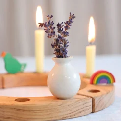 Stecker | Weiße Vase