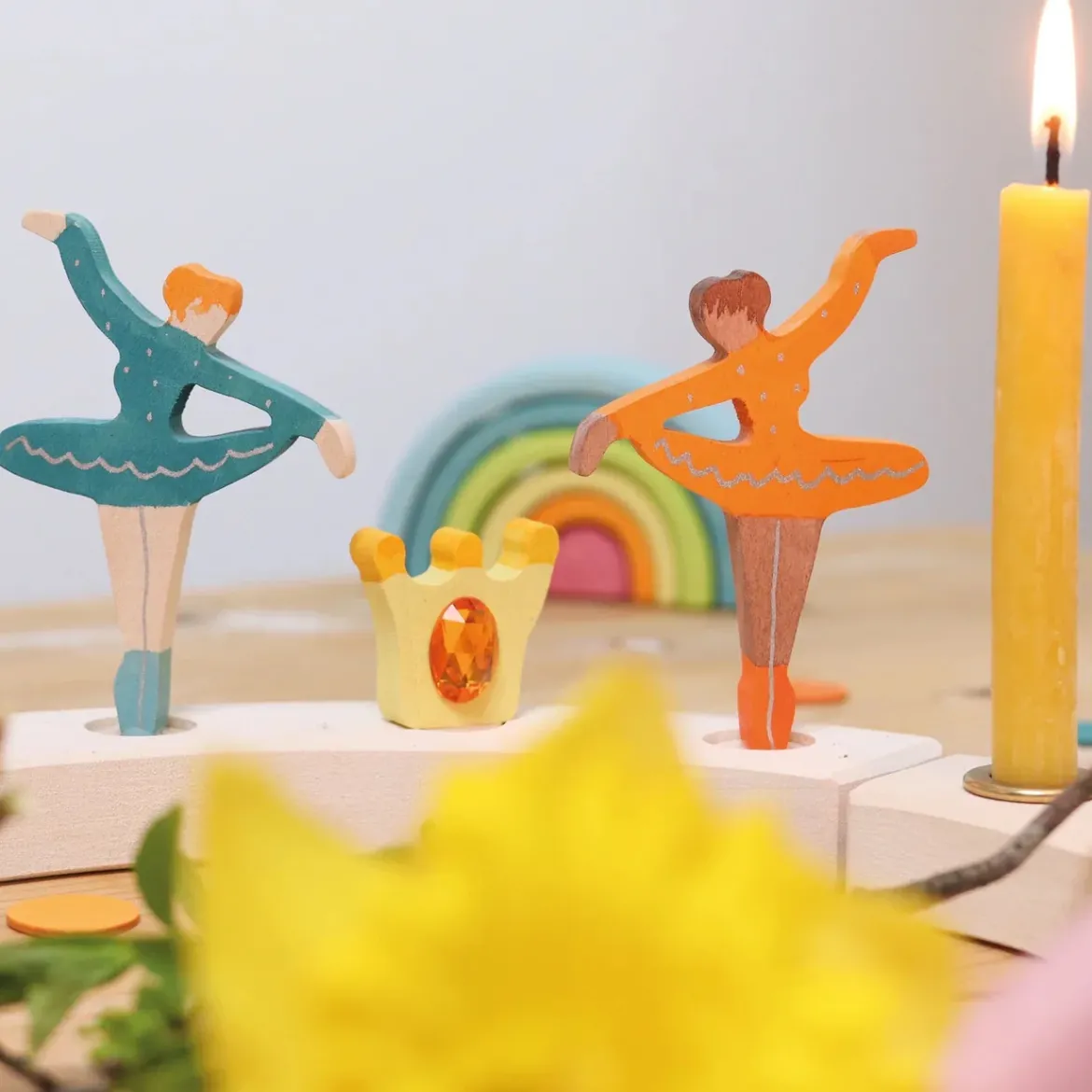 Steckfigur | Ballerina Orangenblüte