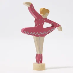 Steckfigur | Ballerina Rubinrot