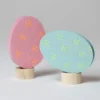 Steckfiguren Osterei-Duo | Blümchen