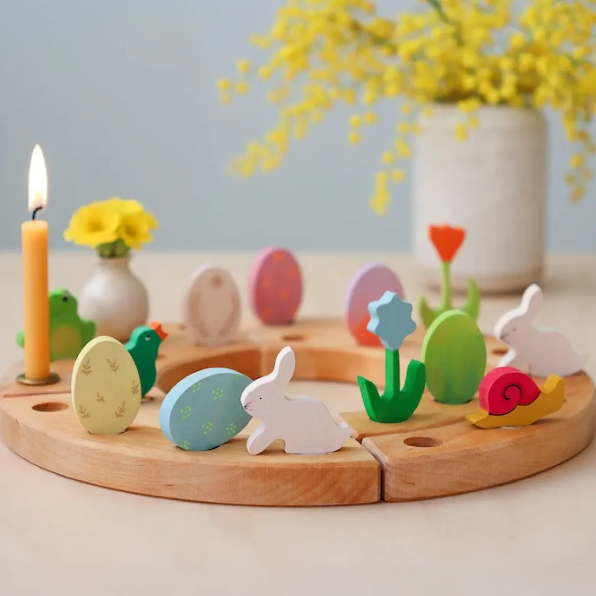 Steckfiguren Osterei-Duo | Ornament