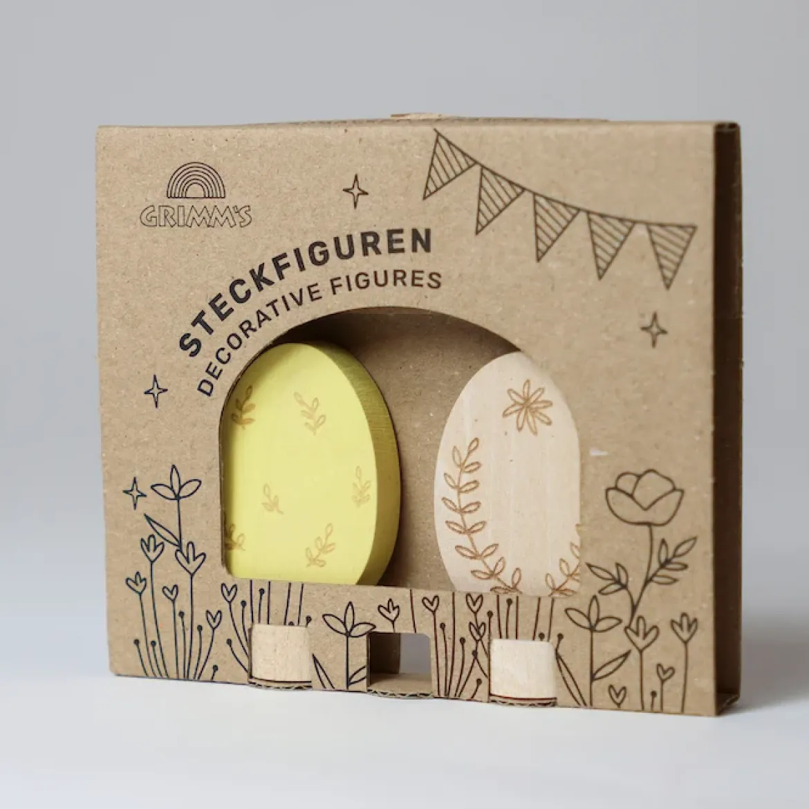 Steckfiguren Osterei-Duo | Ornament