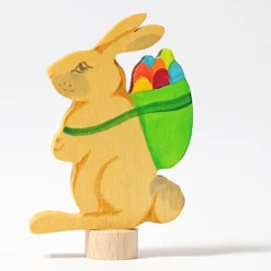 Steckfigur | Hase mit Korb