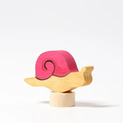 Steckfigur | Rosa Schnecke