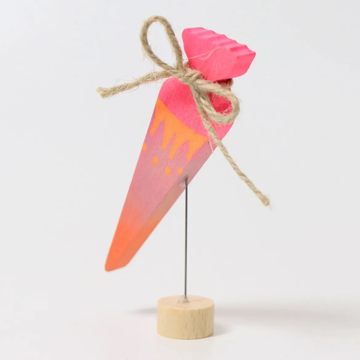 Steckfigur | Schultüte Neonpink