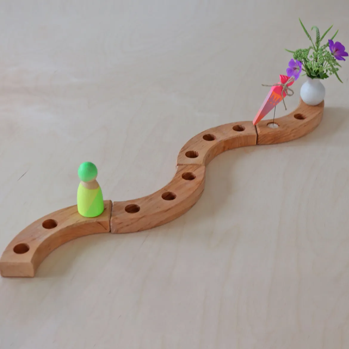 Steckfigur | Schultüte Neonpink