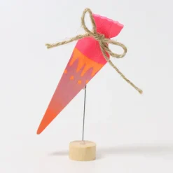 Steckfigur | Schultüte Neonpink