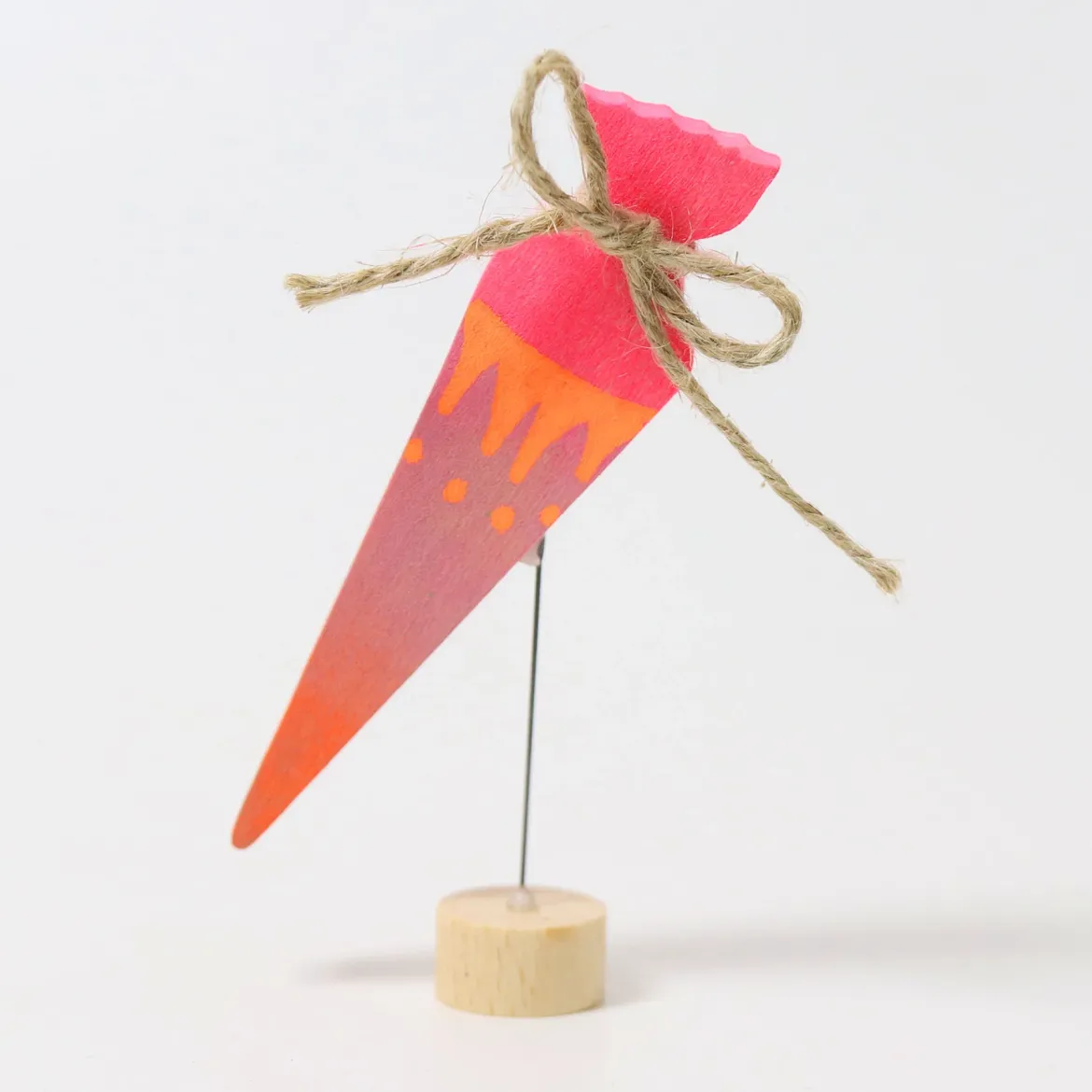 Steckfigur | Schultüte Neonpink