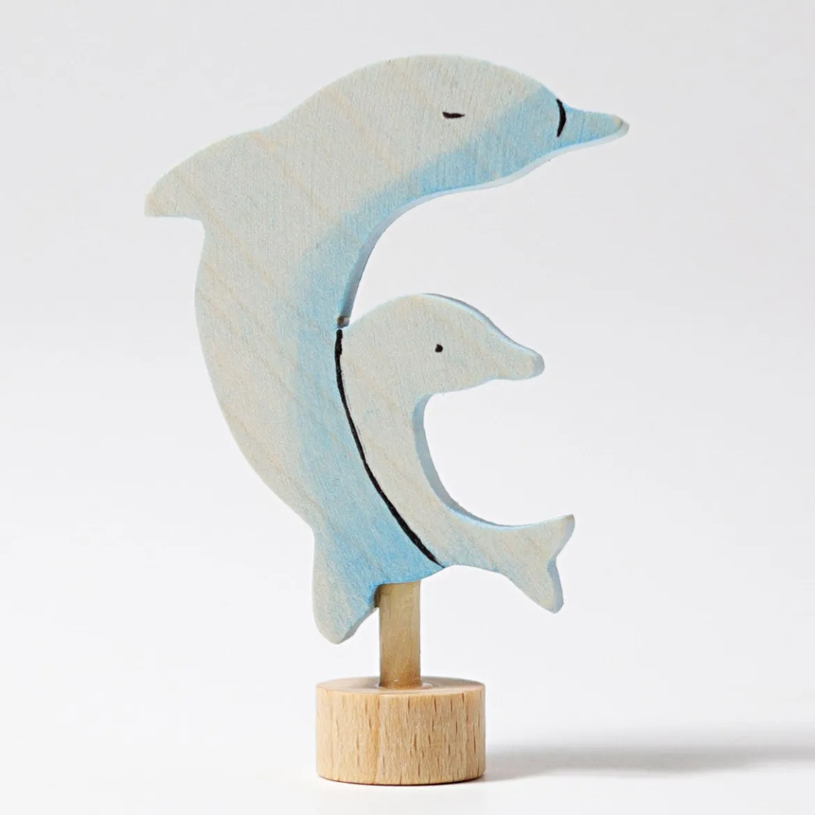 Steckfigur | Zwei Delphine