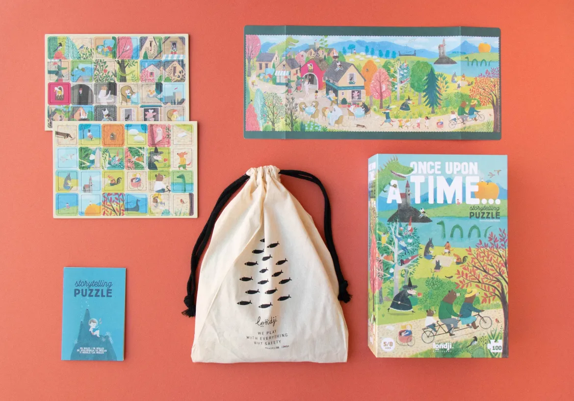 Storytelling-Puzzle | Once upon a time | 100 Teile