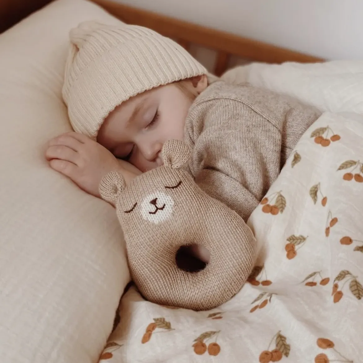 Swaddle-Decke aus Musselin | Kirsche