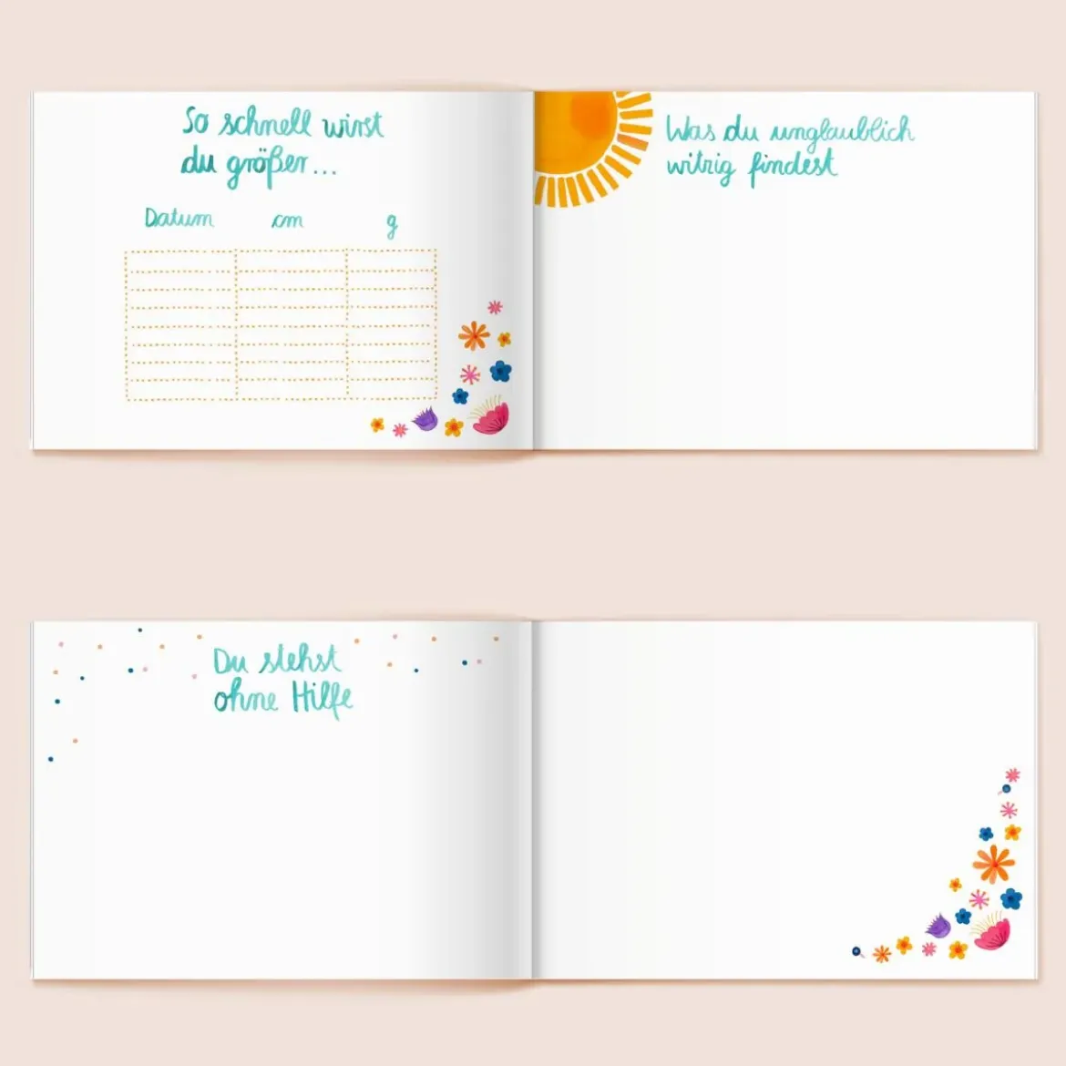 Tagebuch Babybuch | Welcome little one