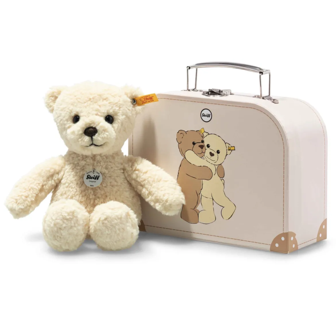 Teddybär Mila im Koffer | 21 cm