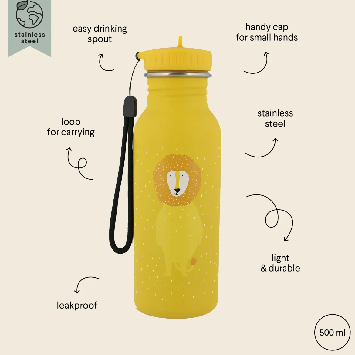Trinkflasche Mr. Lion | 500 ml