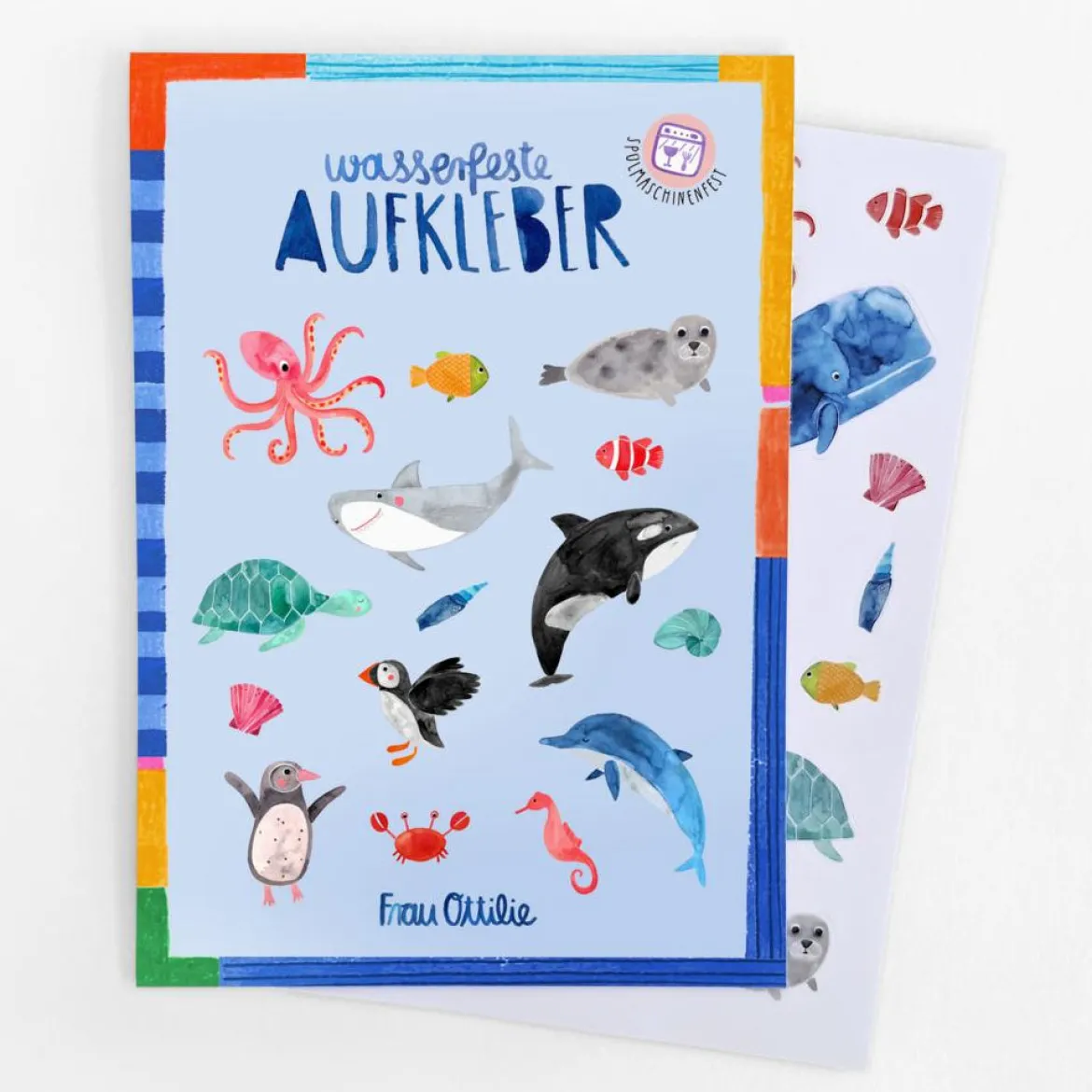 Wasserfeste Kindersticker | Wildes Meer